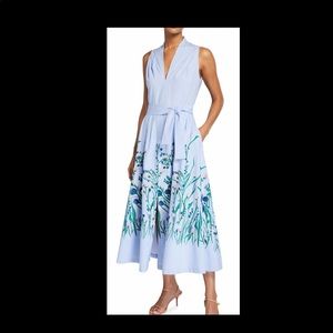 Lela Rose floral print midi dress - NWT